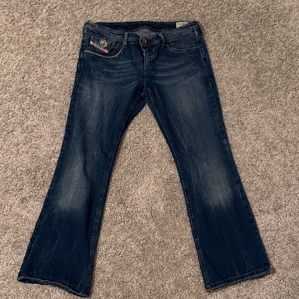 Diesel Dark Blue Flare Jeans 32x32